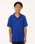 AllPro Youth Pro-Lock Performance Polo | Royal - Front