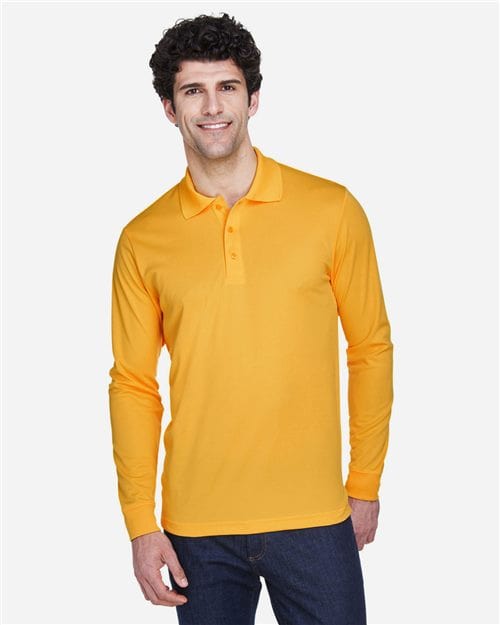 CORE365 Men's Pinnacle Performance Long Sleeve Piqué Polo | Primary Image
