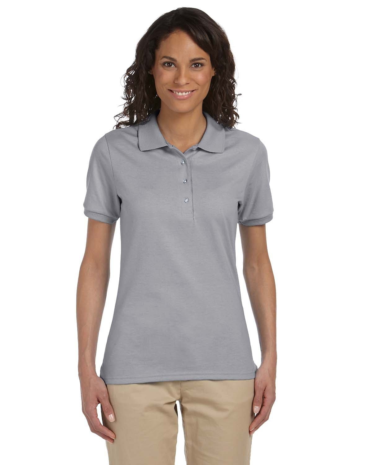Jerzees Ladies 50/50 Jersey Knit Polo Shirt 437W | Oxford - Front
