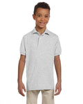 Jerzees Youth 50/50 Jersey Knit Polo Shirt 437Y | Ash - Front
