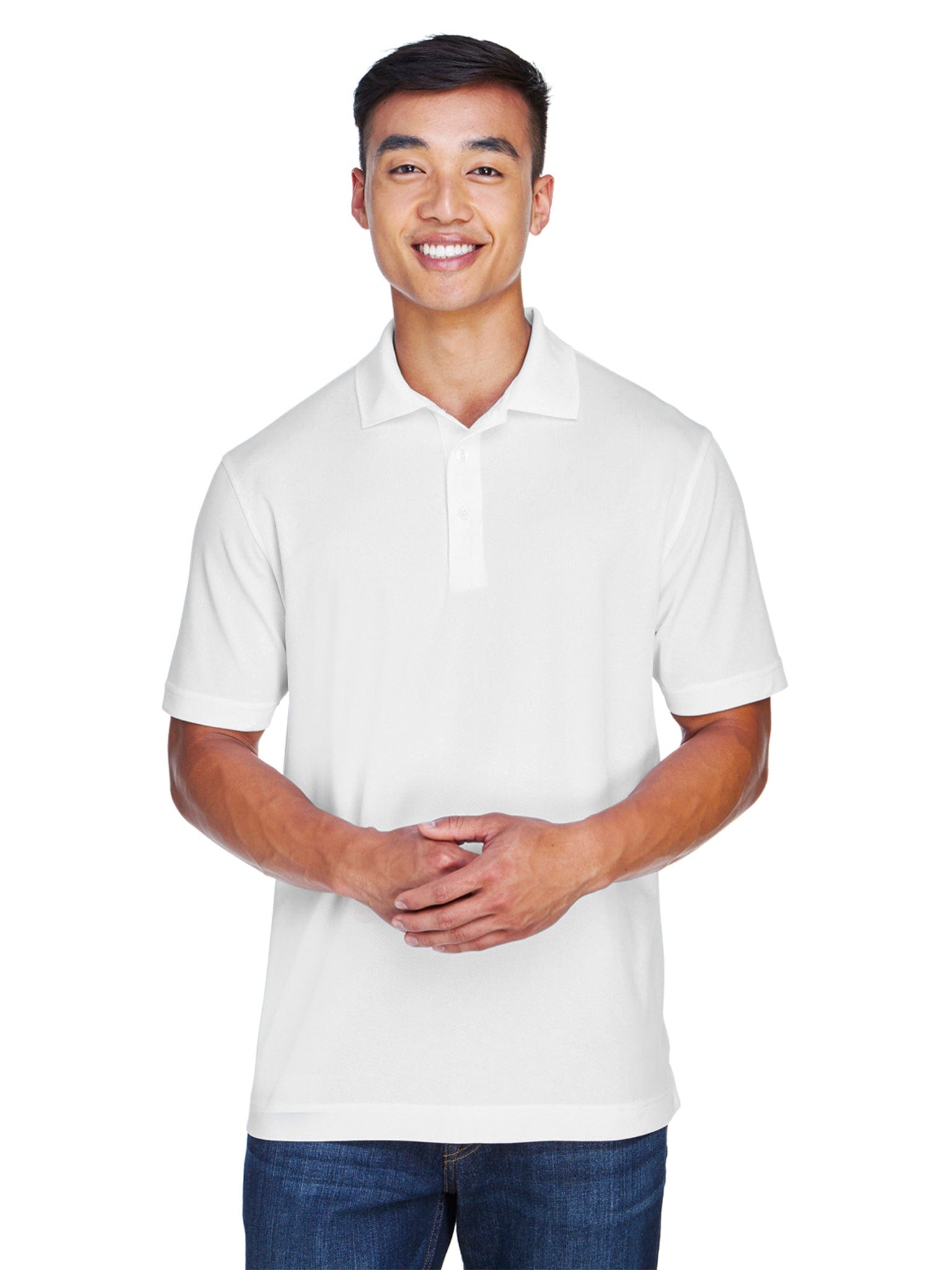 Harriton Double Mesh Polo Shirt