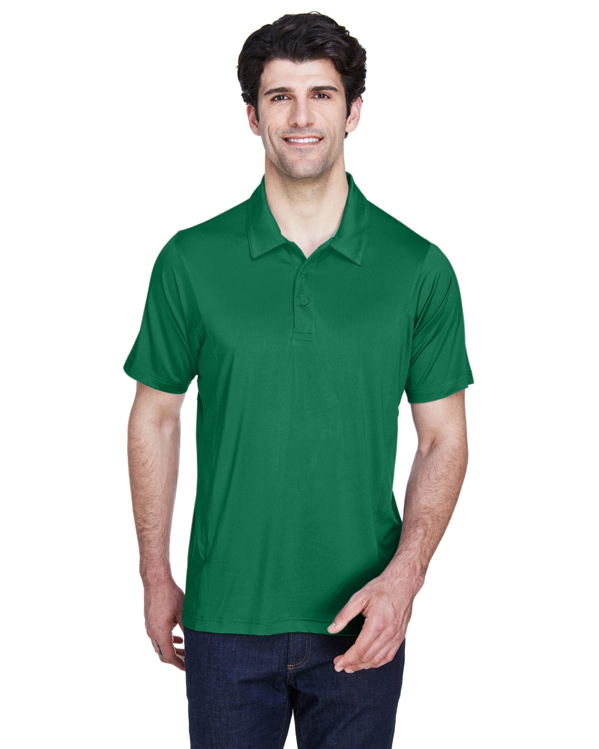Team 365 Mens Charger Performance Polo TT20 | Sport Kelly - Front
