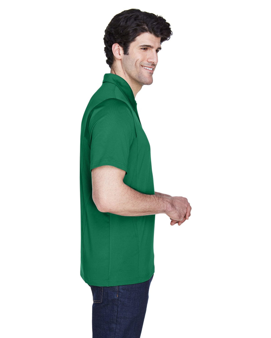 Team 365 Mens Charger Performance Polo TT20 | Sport Kelly - Side