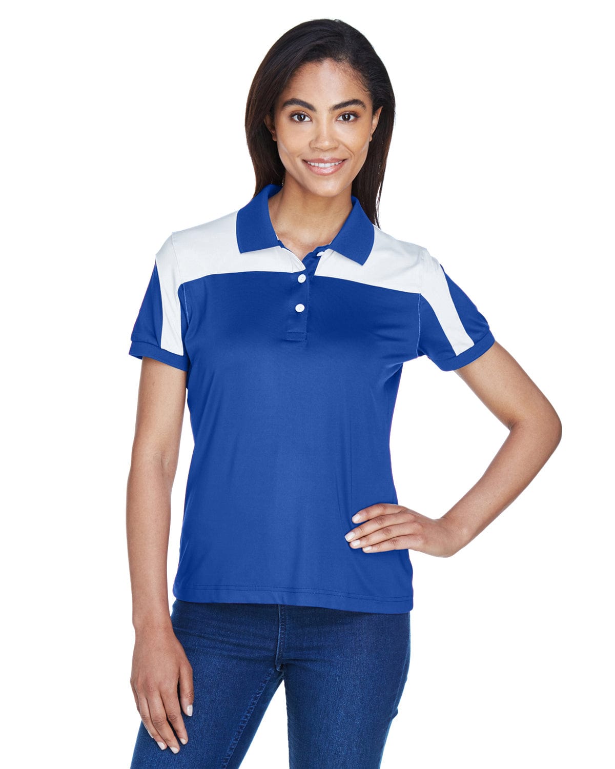 Team 365 Ladies Victor Performance Polo TT22W | Sport Royal - Front