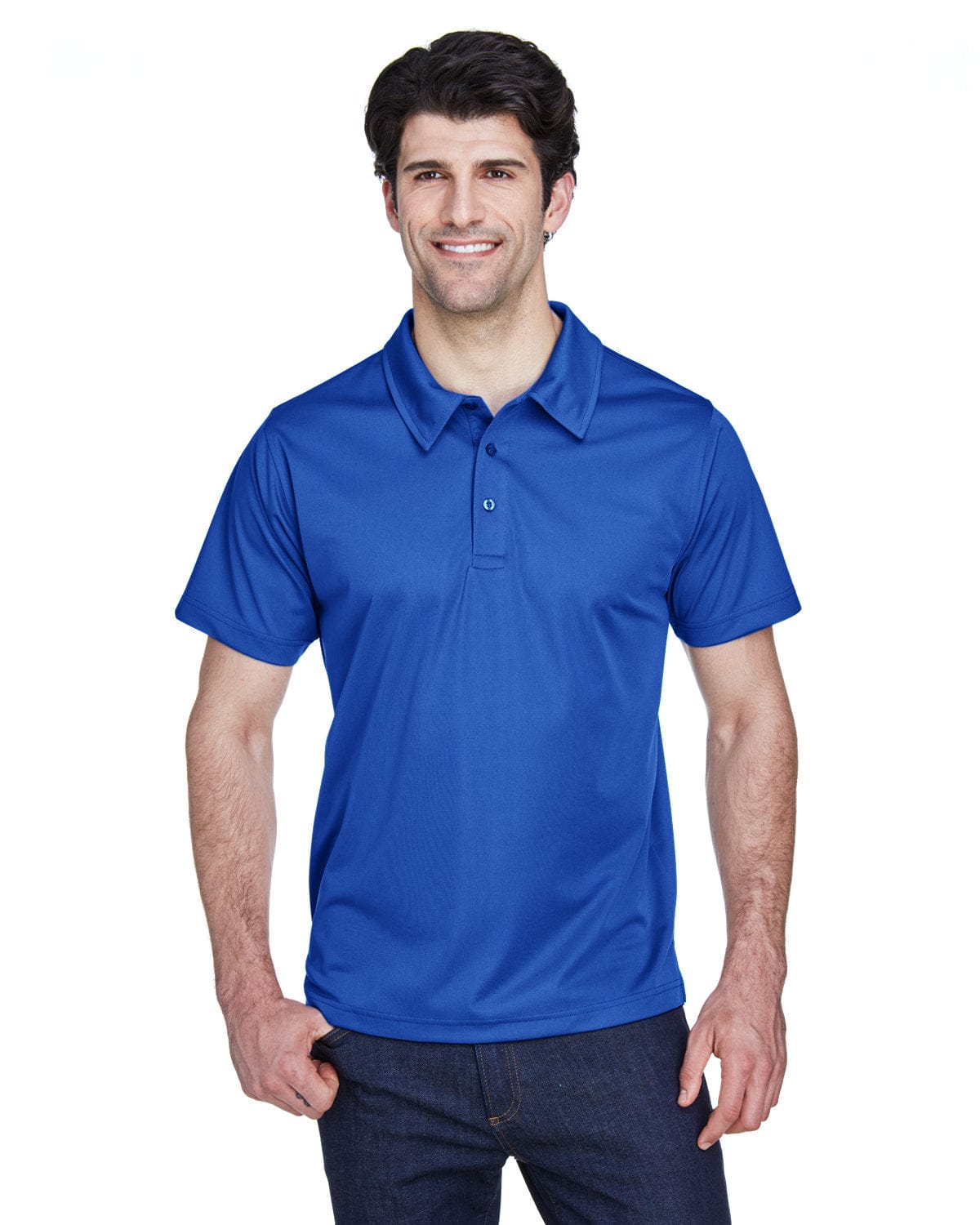 Team 365 Mens Command Snag Protection Polo TT21 | Sport Royal - Front